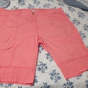 Style & Co. Orange Floral Patterned Shorts